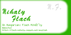 mihaly flach business card